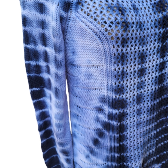 Intrigue Open Knit Tie Dye Sweater Size S - Picture 6 of 9